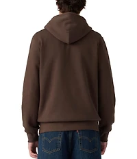 Levi's® Solid Fleece Long Sleeve Hooded Jacket