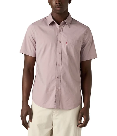 Levi's® Solid Short Sleeve Woven Shirt