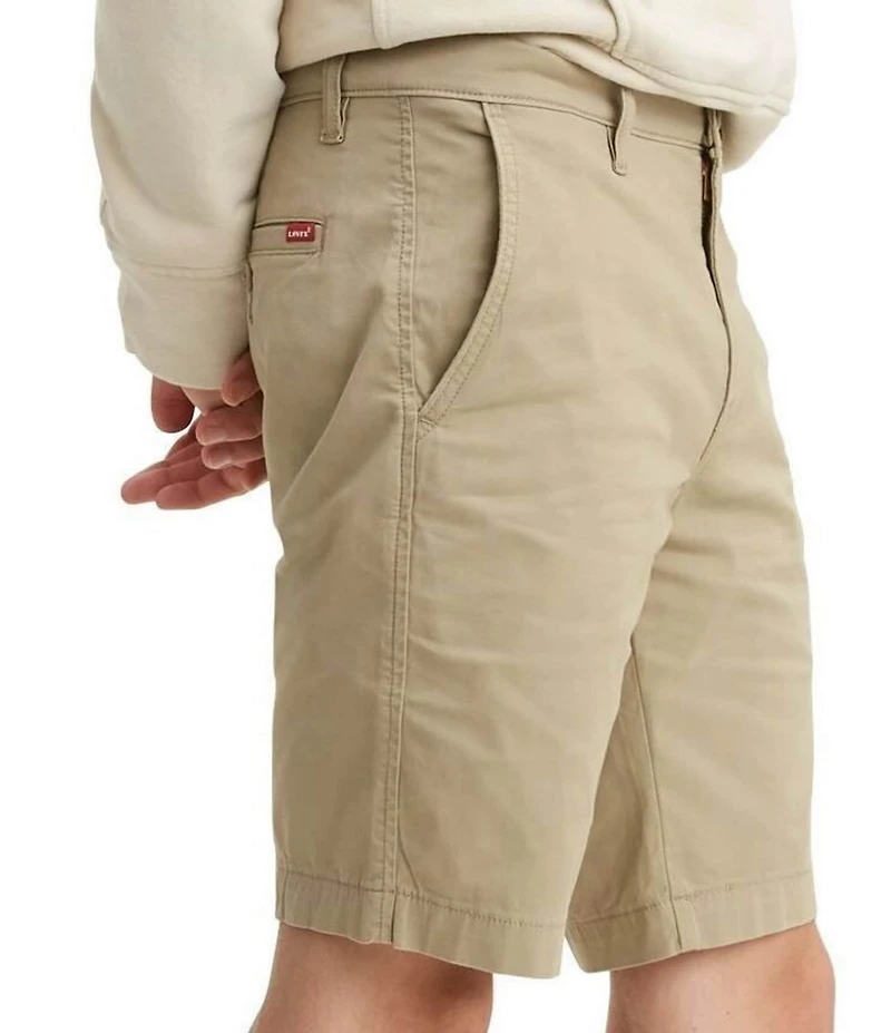 Levi's® Standard Taper Flat-Front 9#double; Inseam Chino Shorts