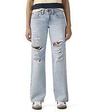 Levi's® Super Low Rise Loose Fit Distressed Jeans