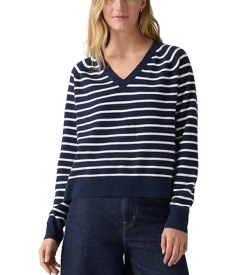 Levi's® Tara Striped Long Sleeve Sweater
