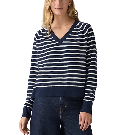 Levi's® Tara Striped Long Sleeve Sweater