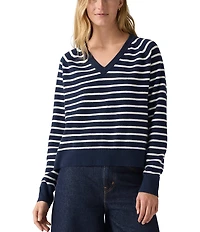 Levi's® Tara Striped Long Sleeve Sweater