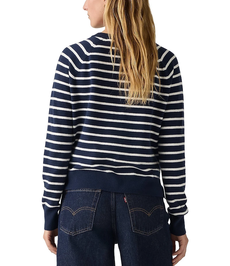 Levi's® Tara Striped Long Sleeve Sweater