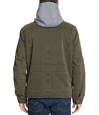 Levi's® Twill Hooded Military Trucker Jacket