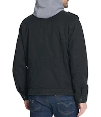 Levi's® Twill Hooded Military Trucker Jacket