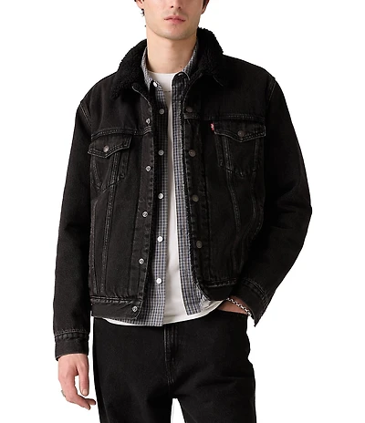 Levi's® Type III Denim/Faux-Sherpa Trucker Jacket