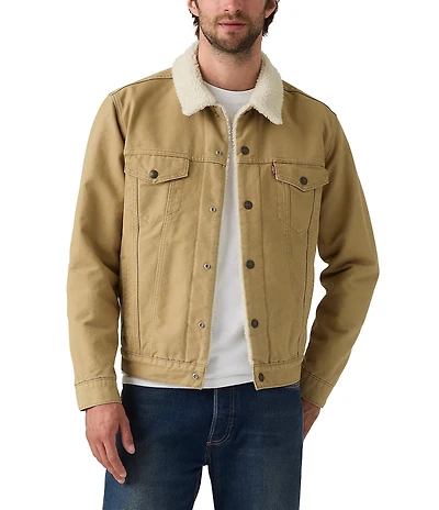 Levi's® Type III Denim/Faux-Sherpa Trucker Jacket