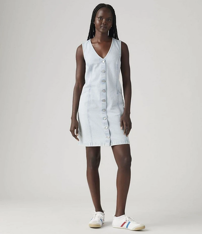 Levi's® Vianna Sleeveless A-Line Denim Dress