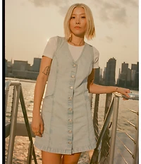 Levi's® Vianna Sleeveless A-Line Denim Dress