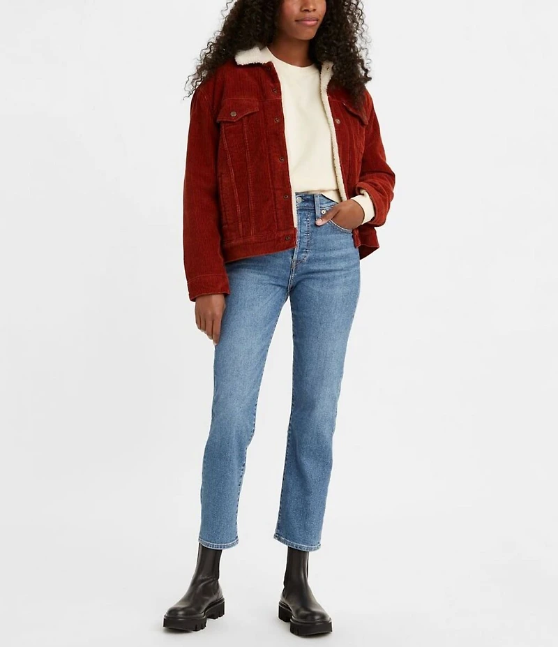 Levi's® Wedgie Fit Straight Leg Ankle Jeans