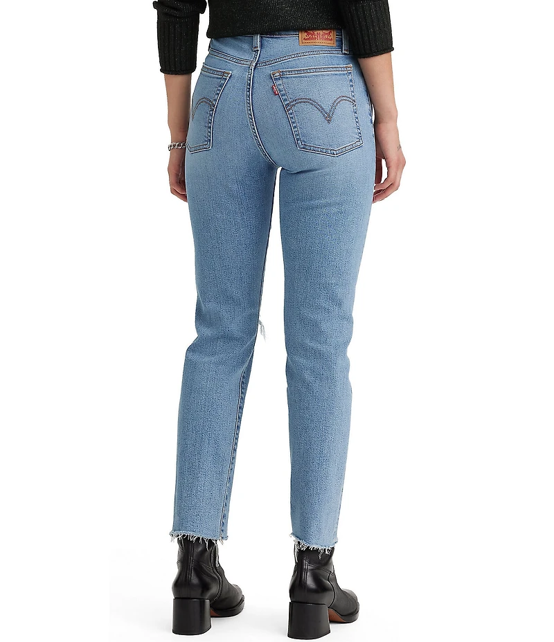 Levi's® Wedgie High Rise Straight Leg Destructed Jeans