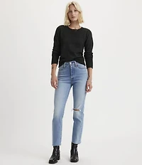 Levi's® Wedgie High Rise Straight Leg Destructed Jeans