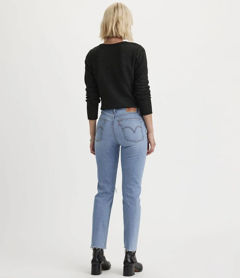 Levi's® Wedgie High Rise Straight Leg Destructed Jeans