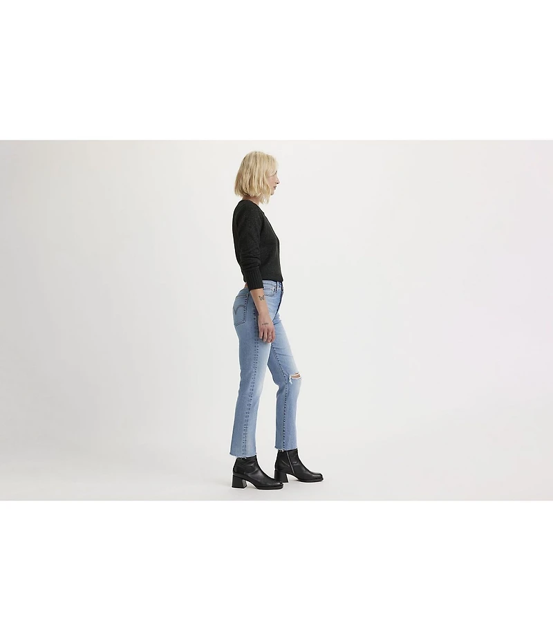 Levi's® Wedgie High Rise Straight Leg Destructed Jeans
