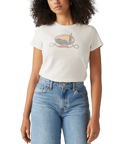 Levi's® Western Inspired Cactus Graphic Short Sleeve T-Shirt