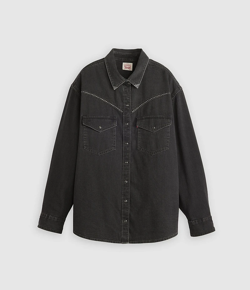 Levis's Plus Size Sawyer Studded Western Shirt
