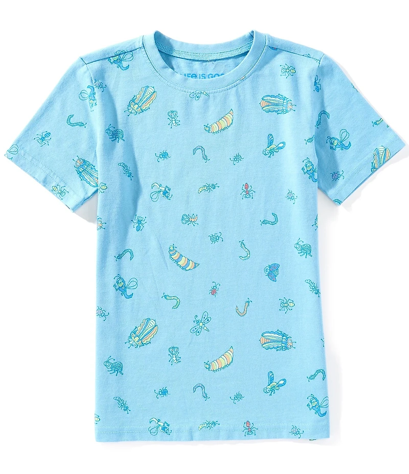 Life is Good Big Boys Short-Sleeve Doodle Bug Pattern T-Shirt