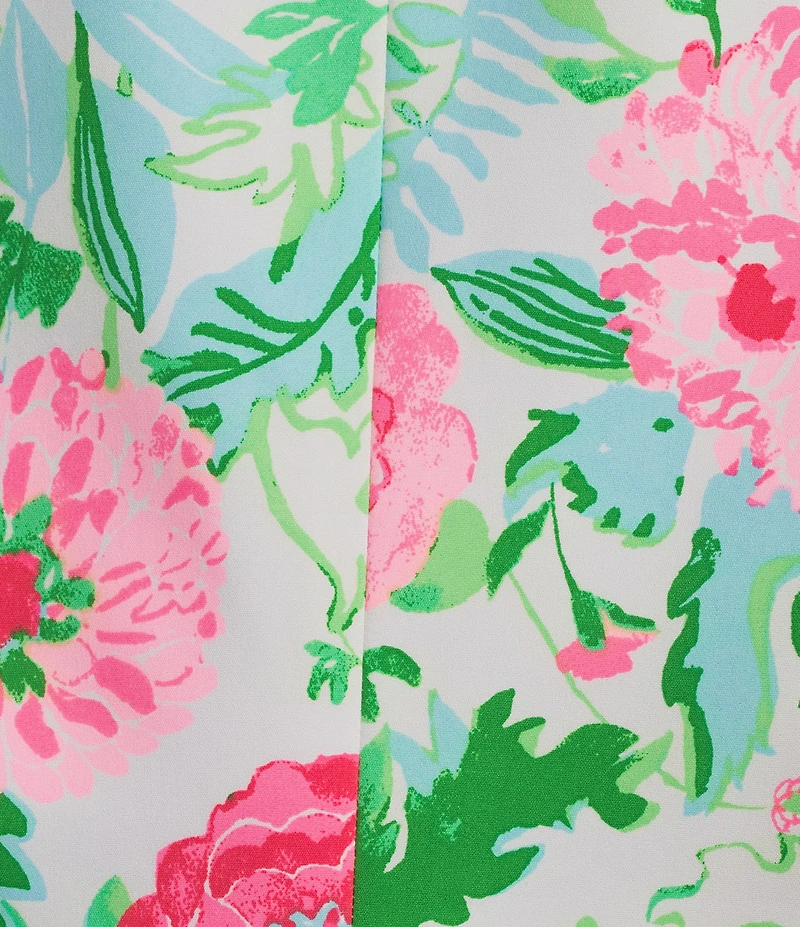 Lilly Pulitzer Amryn Poppy Party Print V-Neck Long Sleeve Blazer