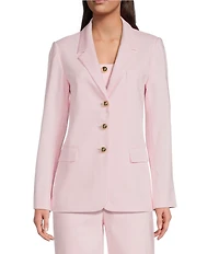 Lilly Pulitzer Amryn Stretch Double Cloth Notch Lapel Long Sleeve Blazer