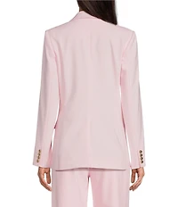 Lilly Pulitzer Amryn Stretch Double Cloth Notch Lapel Long Sleeve Blazer