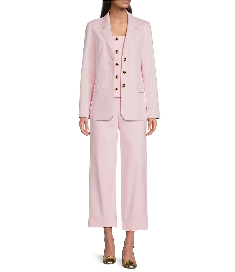 Lilly Pulitzer Amryn Stretch Double Cloth Notch Lapel Long Sleeve Blazer