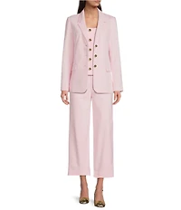 Lilly Pulitzer Amryn Stretch Double Cloth Notch Lapel Long Sleeve Blazer