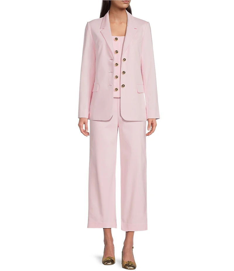Lilly Pulitzer Amryn Stretch Double Cloth Notch Lapel Long Sleeve Blazer