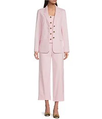 Lilly Pulitzer Amryn Stretch Double Cloth Notch Lapel Long Sleeve Blazer