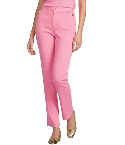 Lilly Pulitzer Ana Stretch Double Cloth High-Rise Slim Leg Ankle Pant