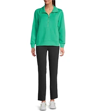 Lilly Pulitzer Ana Stretch Double Cloth High Rise Straight Leg Ankle Pants