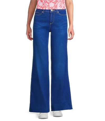 Lilly Pulitzer Aniston Denim High Rise Straight Leg Jeans