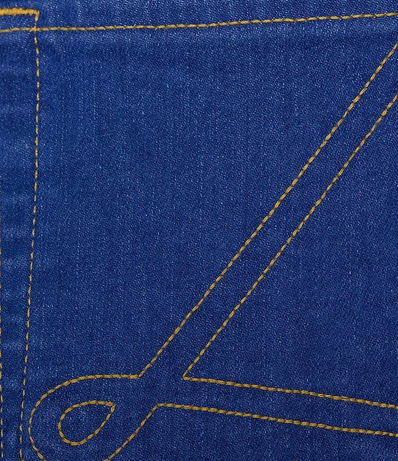 Lilly Pulitzer Aniston Denim High Rise Straight Leg Jeans