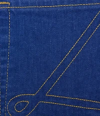 Lilly Pulitzer Aniston Denim High Rise Straight Leg Jeans