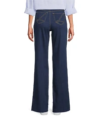 Lilly Pulitzer Aniston Stretch Denim High Rise Straight Leg Jeans