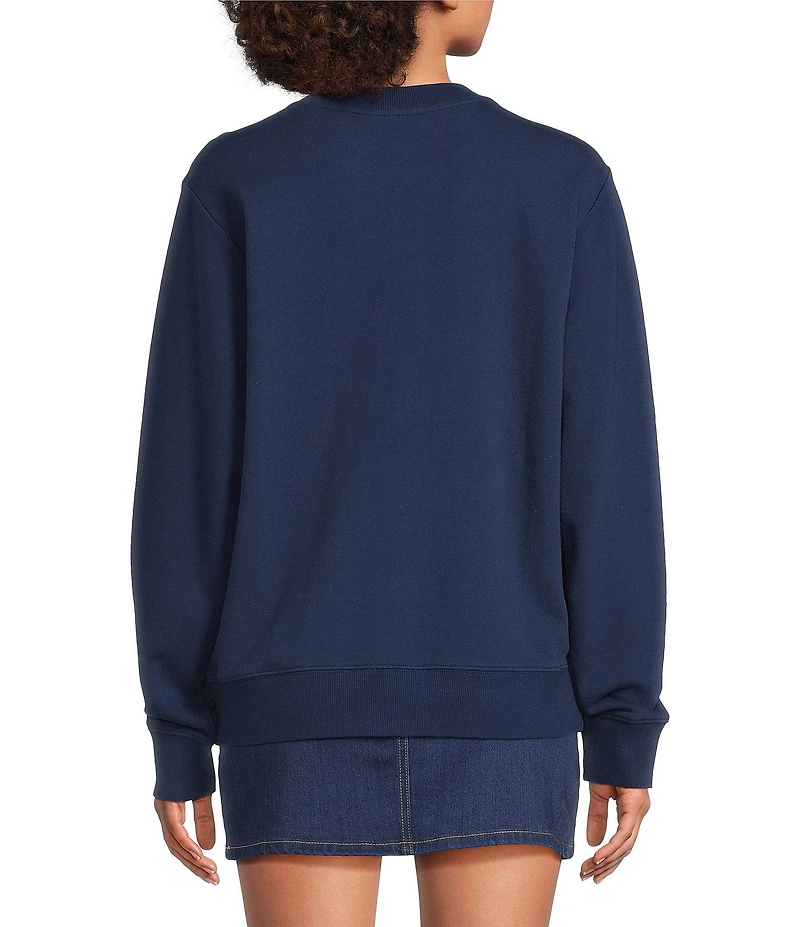 Lilly Pulitzer Ballad Floral Embroidered Crew Neck Long Sleeve Sweatshirt