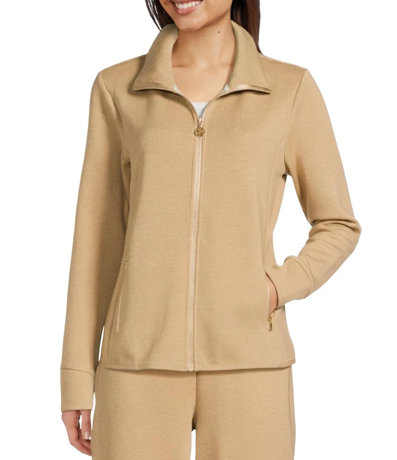 Lilly Pulitzer Basque Notch Collar Long Sleeve Full Zip Coordinating Jacket