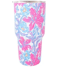 Lilly Pulitzer Beachside Haven Stainless Steel Insulated Tumbler