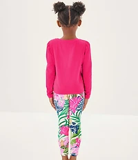 Lilly Pulitzer Big Girls Mini Jansen Long Sleeve Top