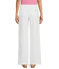 Lilly Pulitzer Brawley Linen Mid-Rise Wide Leg Pants