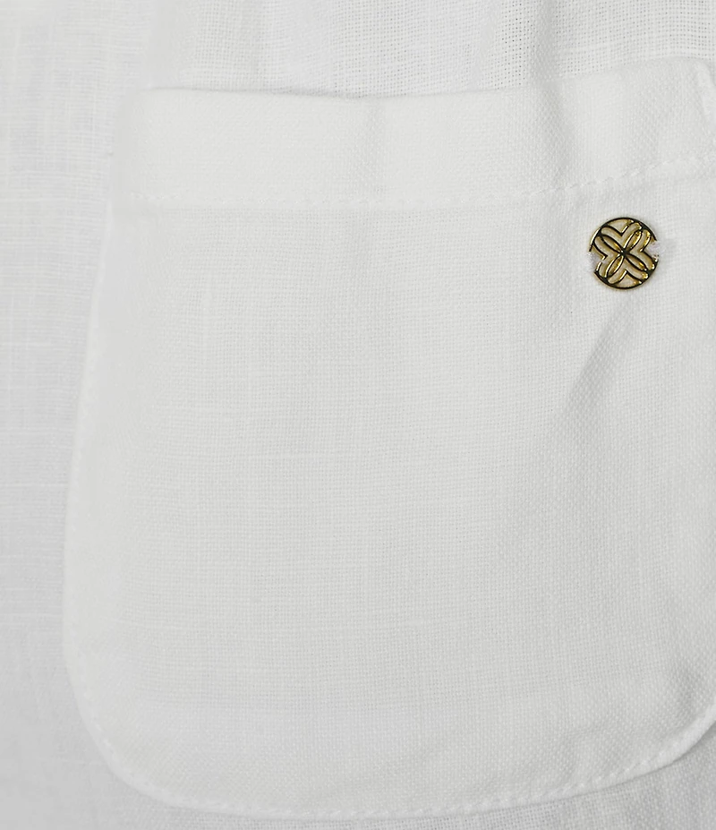Lilly Pulitzer Brawley Linen Mid-Rise Wide Leg Pants