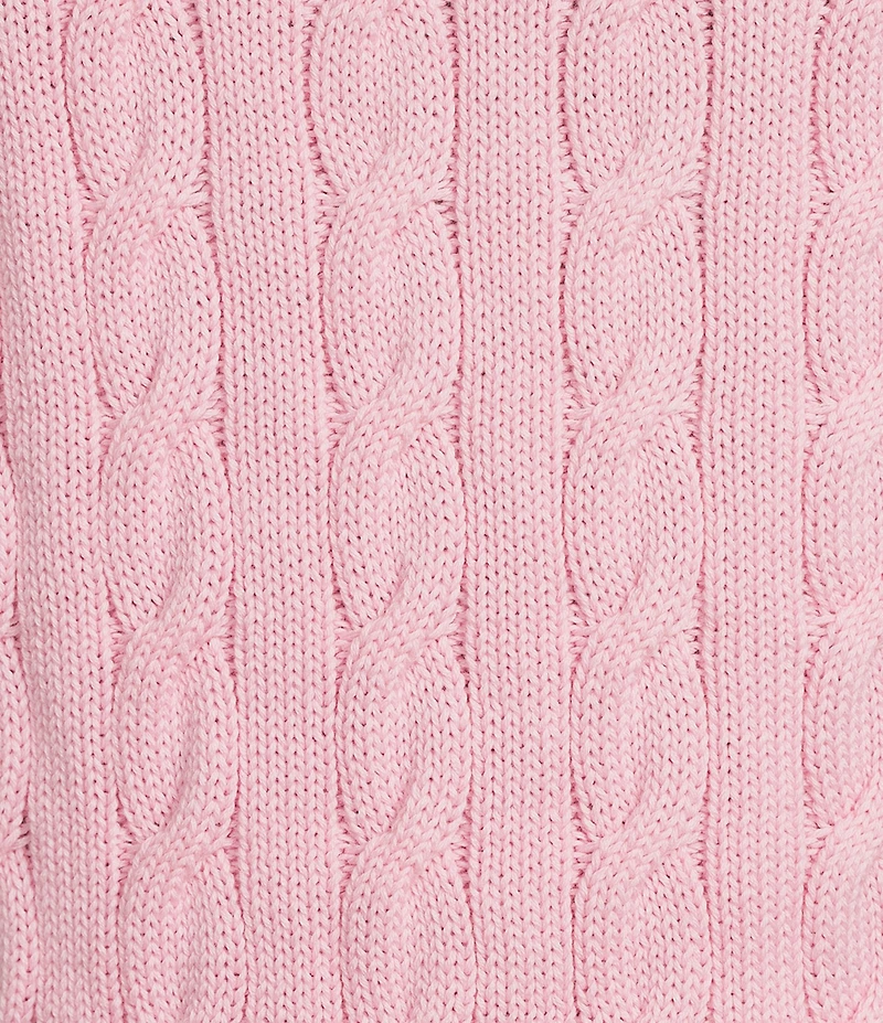 Lilly Pulitzer Brockton Combed Cable Knit Crew Neck Sleeveless Sweater Vest