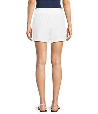 Lilly Pulitzer Captina Linen High Rise Elastic Waist Shorts