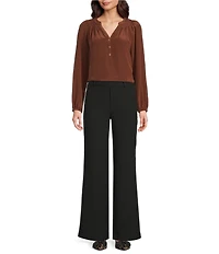 Lilly Pulitzer Celesta Islant Stretch Crepe High Rise Palazzo Pants