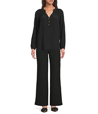 Lilly Pulitzer Celesta Islant Stretch Crepe High Rise Palazzo Pants