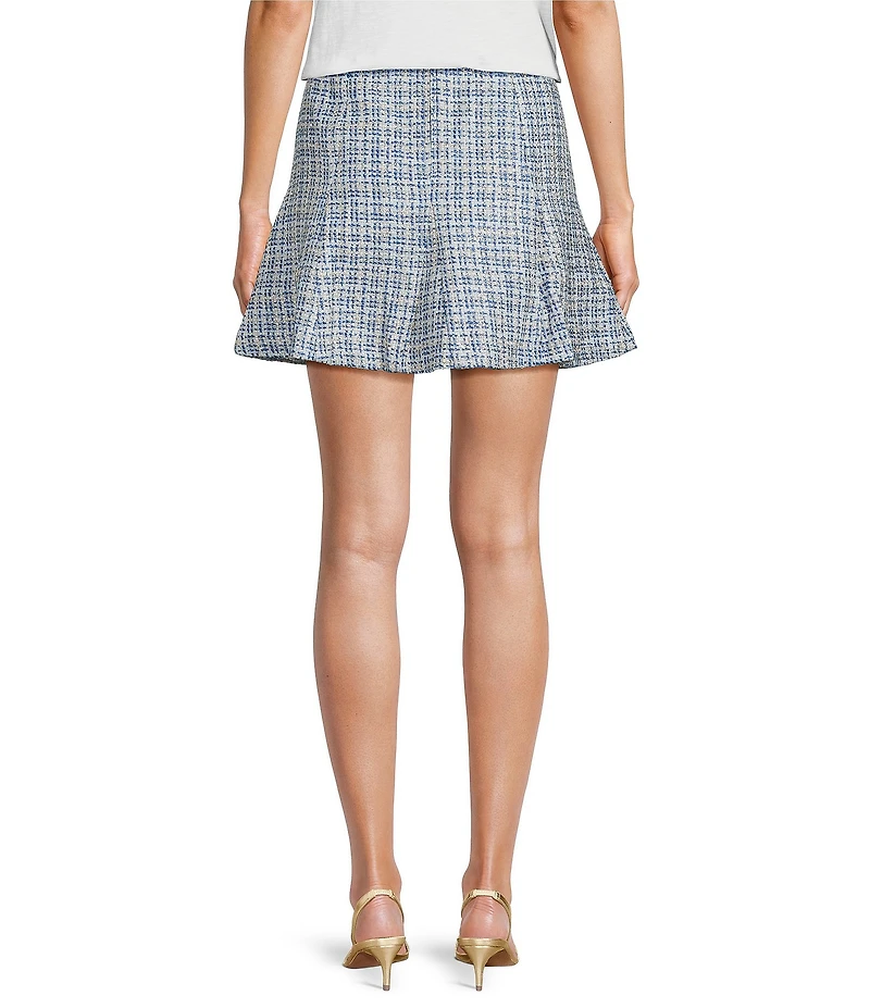 Lilly Pulitzer Coordinating Cammi Boucle High-Rise Full Mini Skirt