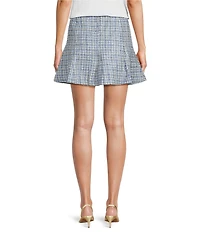 Lilly Pulitzer Coordinating Cammi Boucle High-Rise Full Mini Skirt