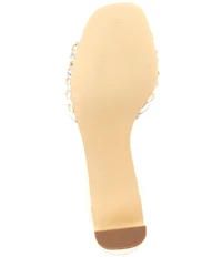 Lilly Pulitzer Cora Strappy Leather Knotted Two Tone Slide Dress Slide Sandals