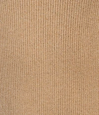 Lilly Pulitzer Esli Metallic Rib Knit Round Neck 3/4 Sleeve Sweater