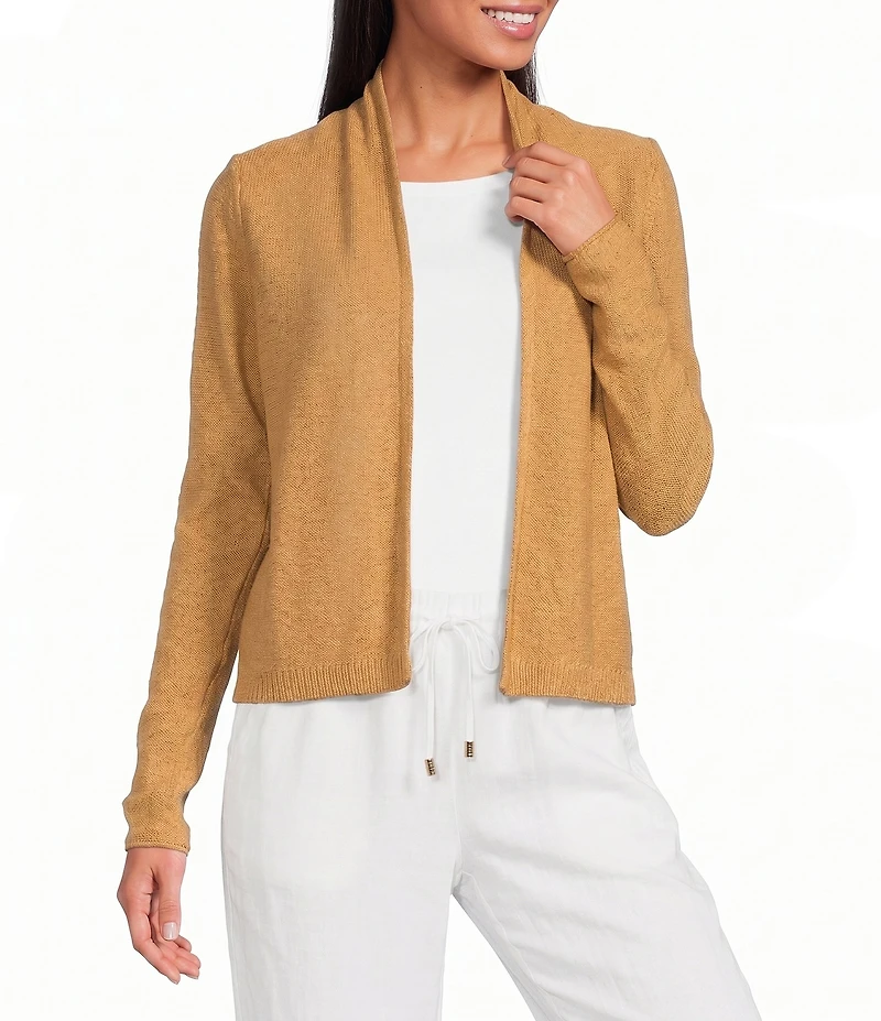 Lilly Pulitzer Faretta Open-Front Long Sleeve Cropped Cardigan